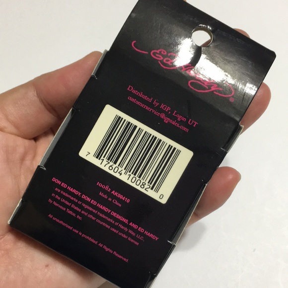 🖤NEW💕ED HARDY hair bobby pin set - Picture 2 of 10